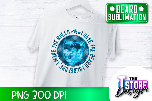 Beard Sublimation | Men Quotes | T-Shirt Design | PNG File Sublimation The T Store Design 