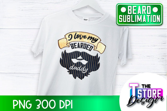 Beard Sublimation | Men Quotes | T-Shirt Design | PNG File Sublimation The T Store Design 