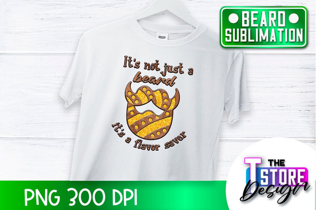 Beard Sublimation | Men Quotes | T-Shirt Design | PNG File Sublimation The T Store Design 