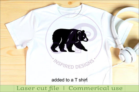 Bears and Wolf silhouette laser cut outs SVG files SVG APInspireddesigns 