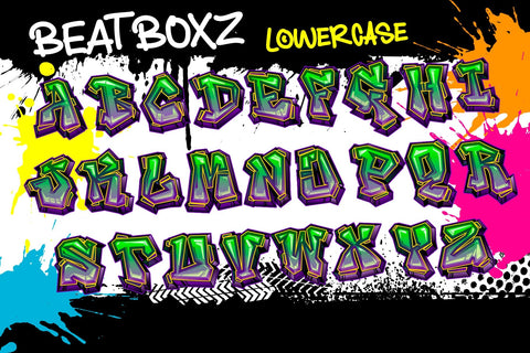 Beat Boxz Font BB Digital Arts 