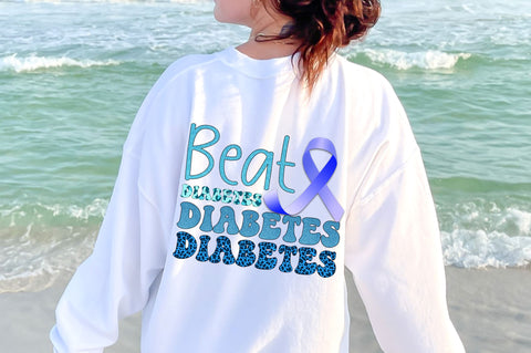 Beat diabetes png design Sublimation Regulrcrative 