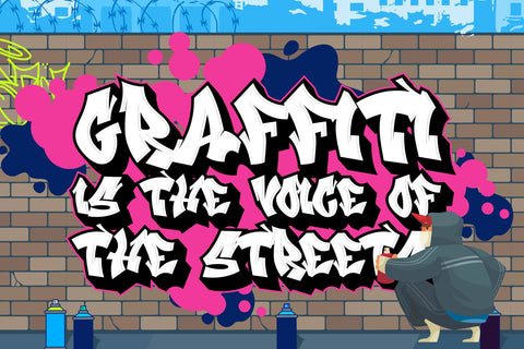 Beat Mark - Awesome Graffiti Alphabet Font Mozzatype 