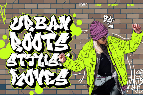 Beat Mark - Awesome Graffiti Alphabet Font Mozzatype 