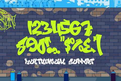 Beat Mark - Awesome Graffiti Alphabet Font Mozzatype 