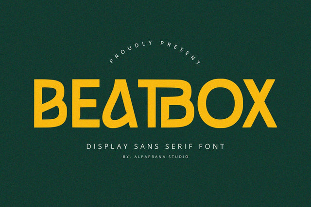Beatbox - Sans Serif Font Font Alpaprana Studio 