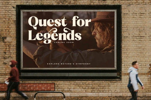 Beatnik Garden - Decorative Retro Serif Font Letterena Studios 