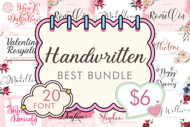 Beautiful Best Bundle Font Prasetya Letter 