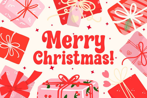 Beautiful Christmas - Retro Groovy Font Font Masyafi Studio 