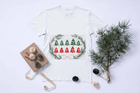 Beautiful Christmas Tree Font Prasetya Letter 