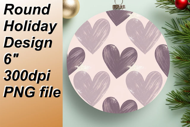 Beautiful circle PNG files for delightful keychain projects, get started now., Heart Sublimation HoodArtCraft 