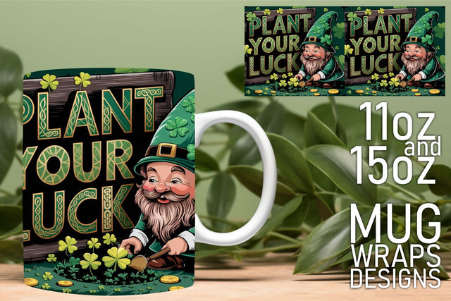 Beautiful designs await, perfect for your mug creations! , St Patrick Sublimation HoodArtCraft 
