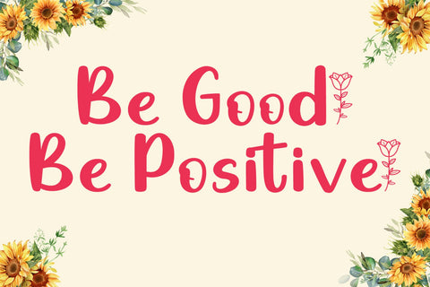 Beautiful Garden Font AEN Creative Store 