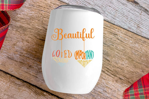 Beautiful Loved Strong Mom SVG Angelina750 