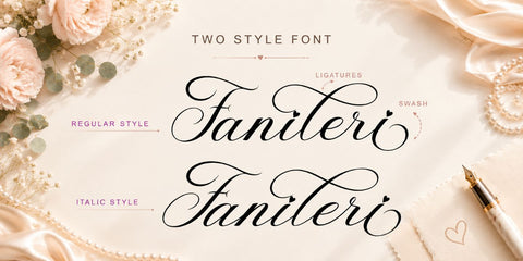 Beautiful Malera Font Prasetya Letter 