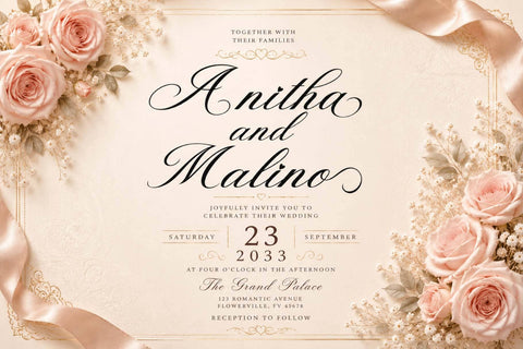 Beautiful Malera Font Prasetya Letter 