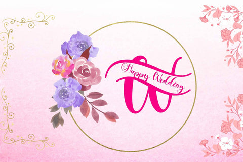 Beautiful Mother Monogram Font Prasetya Letter 