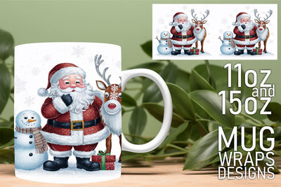 Beautiful mug wraps, perfect for creative expressions! , Christmas Sublimation HoodArtCraft 