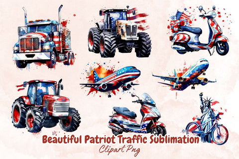 Beautiful Patriot Traffic Sublimation Bundle Sublimation Designangry 