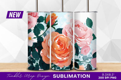 Beautiful peach and pink roses clipart png Sublimation Regulrcrative 