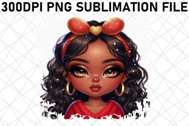 Beautiful PNG artwork, perfect for any crafting needs! , Love Girl Sublimation afrosvg 