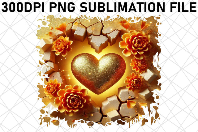 Beautiful PNG designs for dog leashes, stylish walks! , 3D Heart Sublimation afrosvg 