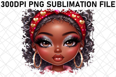 Beautiful PNG designs for fishing gear, reel in style! , Love Girl Sublimation afrosvg 
