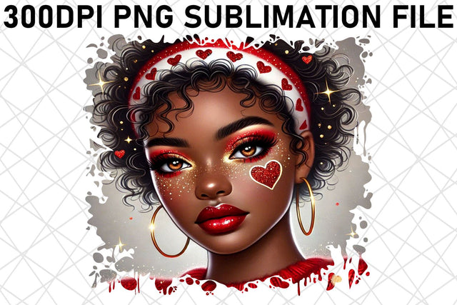 Beautiful PNG designs for lunch trays, make meals special! , Love Girl Sublimation afrosvg 