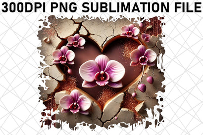 Beautiful PNG designs for yoga mats, express your style! , 3D Heart Sublimation afrosvg 