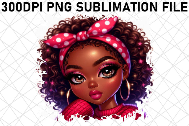 Beautiful PNG files, elevate your crafting experience! , Love Girl Sublimation afrosvg 
