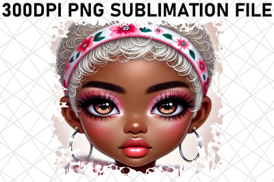 Beautiful PNG files, elevate your creative journey! , Love Girl Sublimation afrosvg 