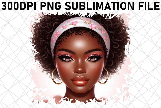 Beautiful PNG files, ideal for stunning projects! , Love Girl Sublimation afrosvg 