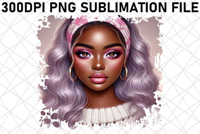 Beautiful PNG images for tote bags, ready to print! , Love Girl Sublimation afrosvg 