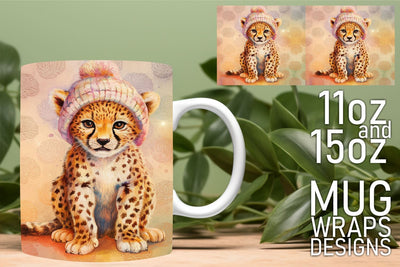 Beautiful PNG templates, perfect for your mug sublimation! , Animals Sublimation HoodArtCraft 