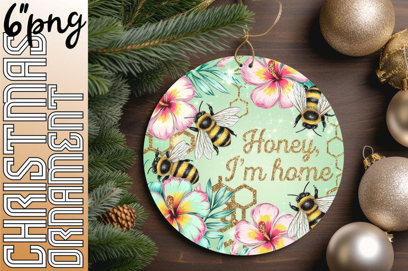 Beautiful round designs for delightful keychain projects, inspire creativity., Bee Sublimation HoodArtCraft 