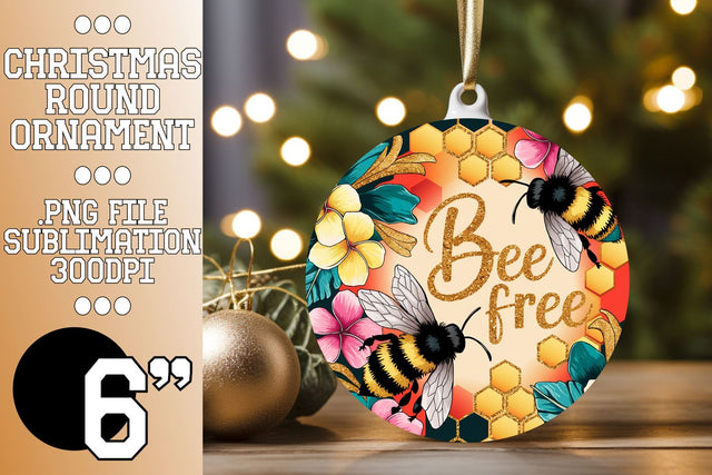 Beautiful round designs for delightful keychains, elevate your crafting experience., Bee Sublimation HoodArtCraft 
