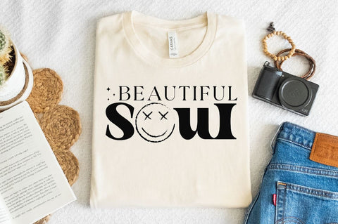 Beautiful Soul Sleeve SVG Design, Inspirational sleeve SVG, Motivational Sleeve SVG Design, Positive Sleeve SVG SVG Regulrcrative 