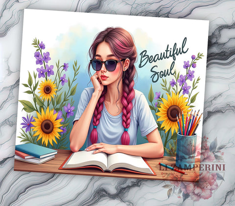 Beautiful Soul Tumbler, Inspirational Quote Tumbler, 20oz Sublimation Design, Soulful Tumbler PNG, Digital Download Tumbler, Unique Tumbler Design, Motivational Gift Sublimation Li Zamperini 