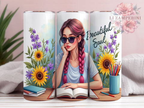 Beautiful Soul Tumbler, Inspirational Quote Tumbler, 20oz Sublimation Design, Soulful Tumbler PNG, Digital Download Tumbler, Unique Tumbler Design, Motivational Gift Sublimation Li Zamperini 