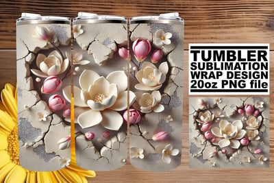 Beautiful tumbler wrap, designed for vibrant prints! , 3D Heart Sublimation afrosvg 