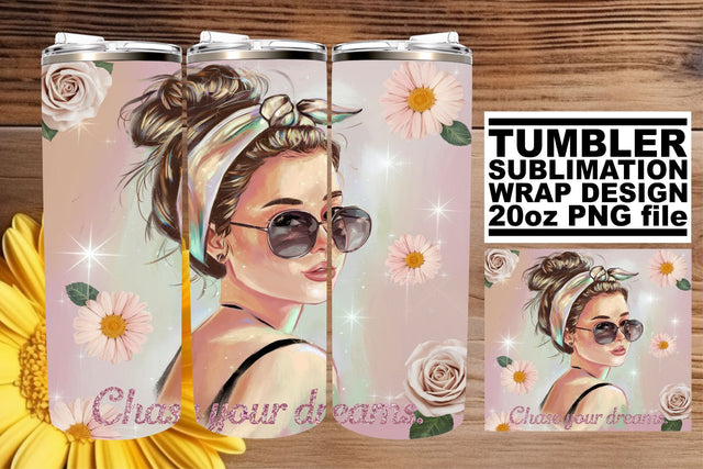 Beautiful tumbler wrap, designed for vibrant prints! , Woman Sublimation afrosvg 