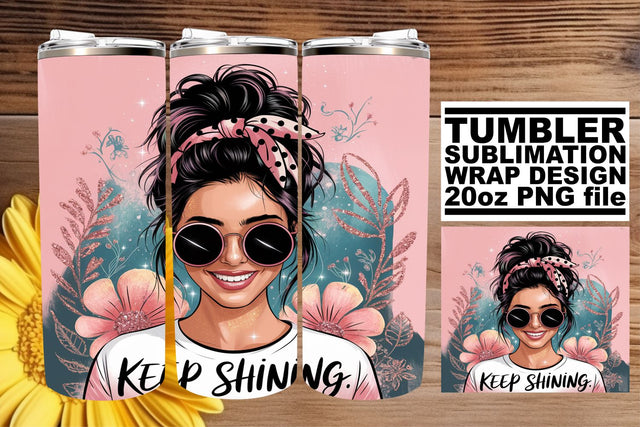 Beautiful tumbler wrap, enhance your creativity! , Woman Sublimation afrosvg 