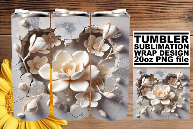 Beautiful tumbler wrap, enhance your drinkware collection! , 3D Heart Sublimation afrosvg 