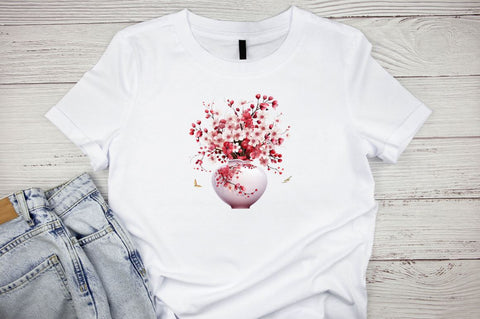 Beautiful Vase of Flowers Big Bundle Sublimation Designangry 