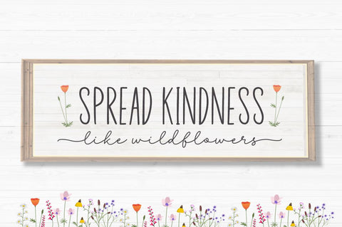 Beautiful Wildflower Font Manjali_Studio 