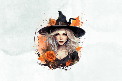 Beautiful Witch Sublimation Clipart Bundle Sublimation Designangry 