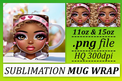 Beautiful wrap designs, great for everyday use! , Love Girl Sublimation afrosvg 