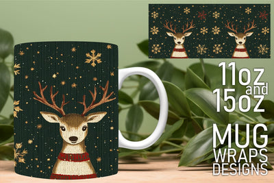 Beautifully crafted mug wraps, perfect for personal touches! , Holiday Sublimation HoodArtCraft 
