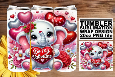 Beautifully crafted tumbler wrap, perfect for DIY! , Valentines Sublimation afrosvg 