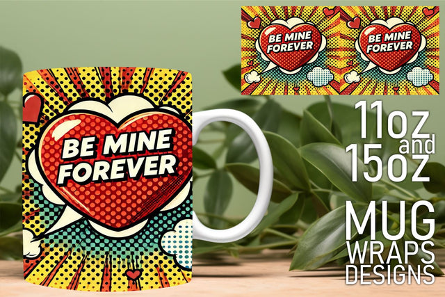 Beautifully crafted wraps, transform your mugs effortlessly! , 3D Heart Sublimation HoodArtCraft 